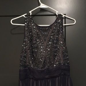 Dark purple formal dress